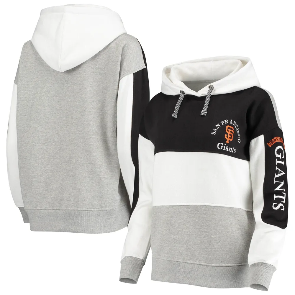 Lids San Francisco Giants Soft as a Grape Women's Rugby Pullover Hoodie -  Black