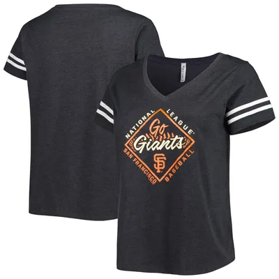 Lids San Francisco Giants Women's Plus Pride Scoop Neck T-Shirt - White