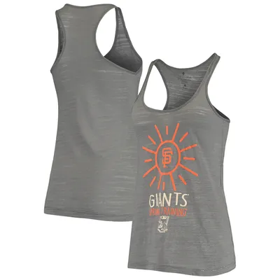 San Francisco Giants 5th & Ocean by New Era Women's Spring Training Logo  Tri-Blend T-Shirt - Heathered Gray