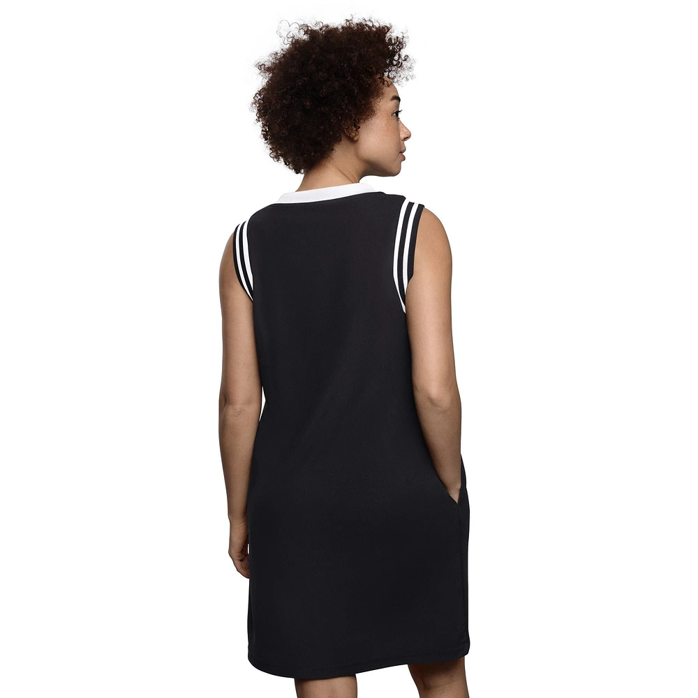 Robe à col en V pour femme Starter noire des Giants de San Francisco Fast Track