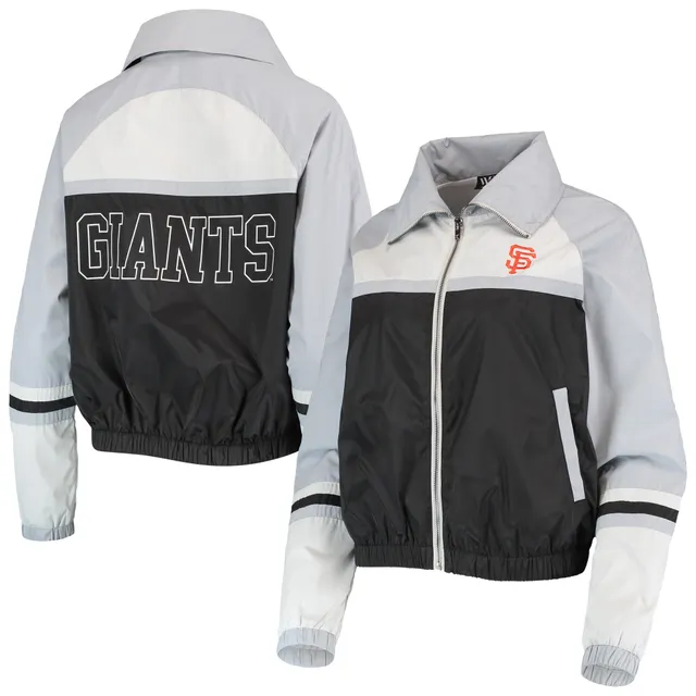 Lids San Francisco Giants Starter Women's Touchdown Raglan Full-Zip Track  Jacket - Black