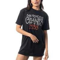 Robe t-shirt pour femme The Wild Collective Giants de San Francisco noire