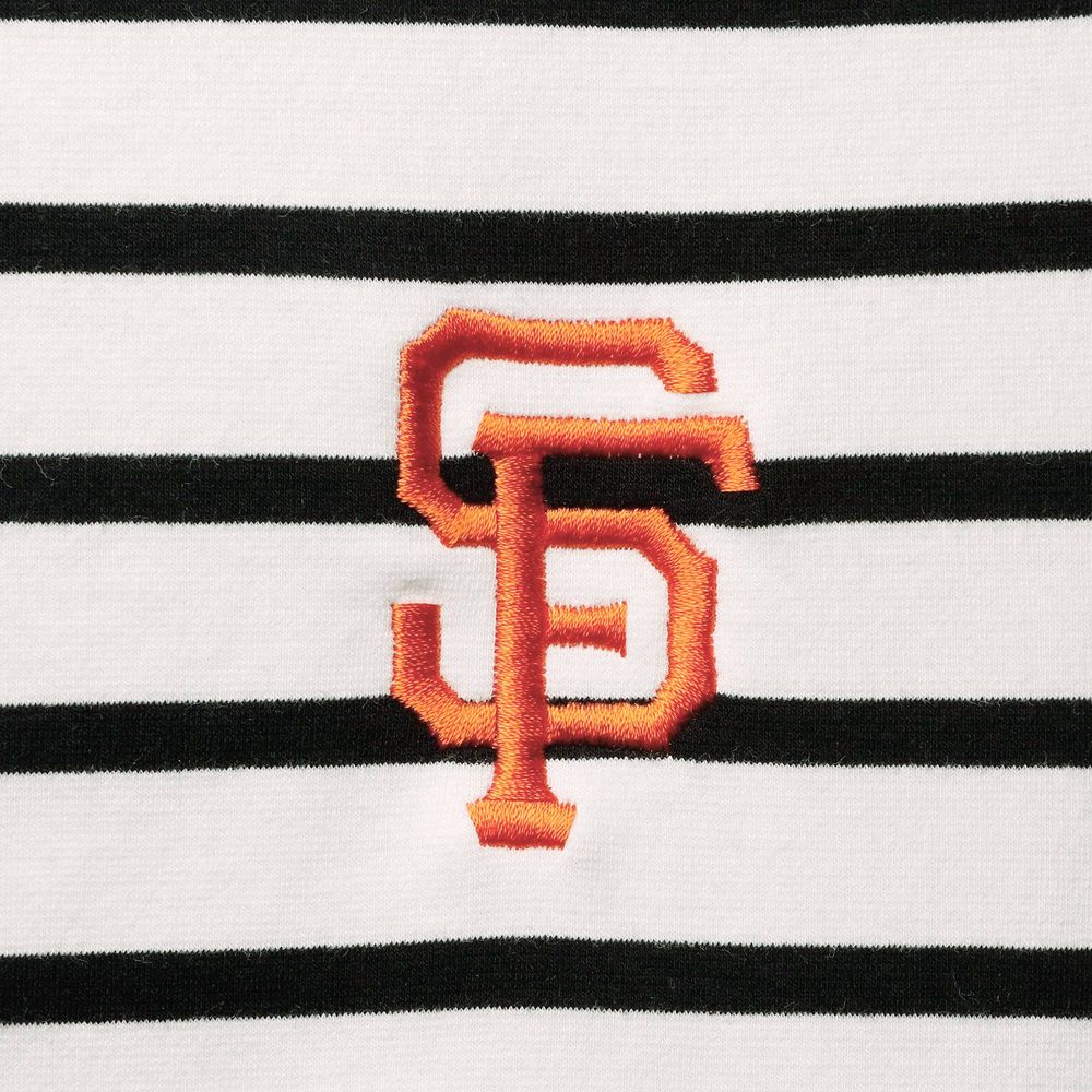 Women's Tommy Bahama White San Francisco Giants Jovanna Striped Tri-Blend Dress