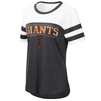 T-shirt ajusté léger Touch pour femmes, noir/blanc, San Francisco Giants Setter