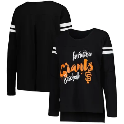 San Francisco Giants Touch Women's Free Agent Long Sleeve T-Shirt - Black