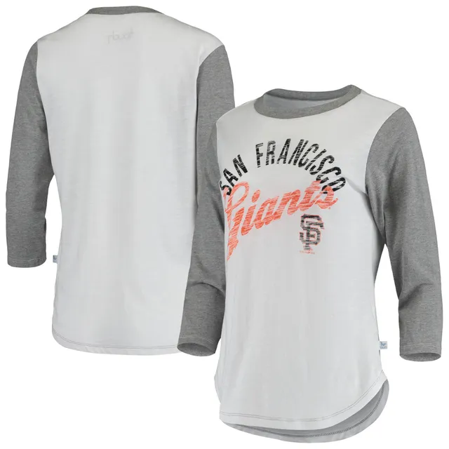 Women's Touch Black/White San Francisco Giants Setter Lightweight Fitted T-Shirt Size: Medium