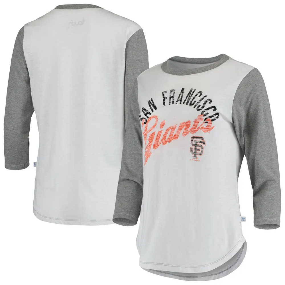 Lids Oakland Athletics Touch Women's Baseball 3/4-Sleeve T-Shirt - White