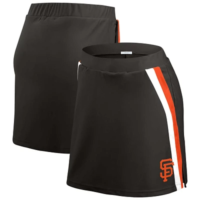 Women's WEAR by Erin Andrews Black San Francisco Giants Stripes Skort