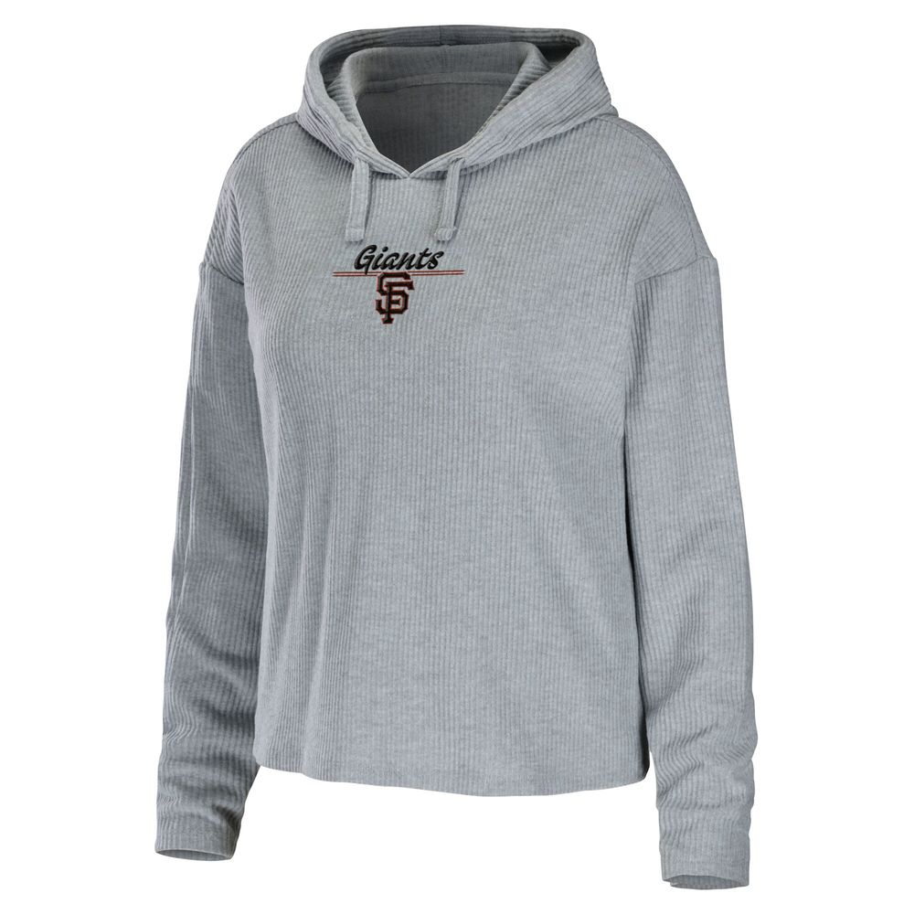 Women's WEAR by Erin Andrews Heather Gray San Francisco Giants Logo Pullover Hoodie & Pants Sleep Set