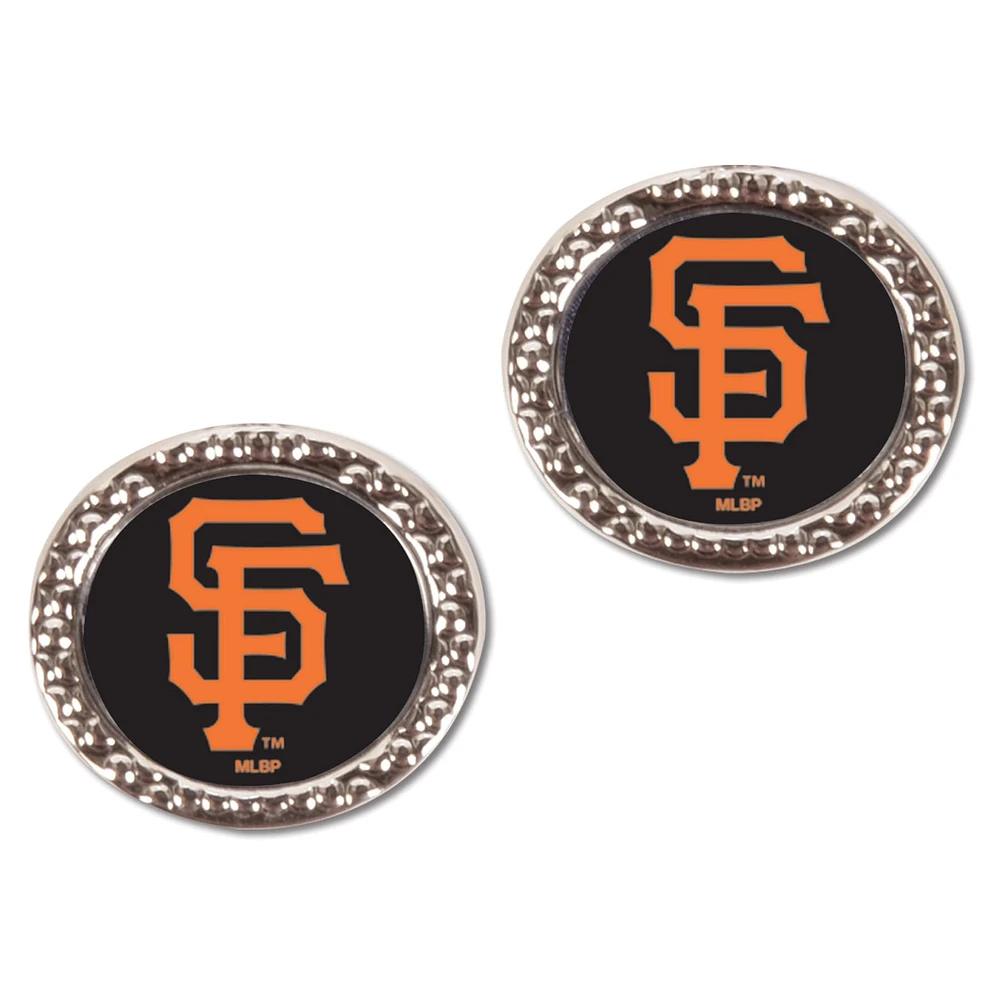 Boucles d'oreilles à tige ronde WinCraft San Francisco Giants pour femme