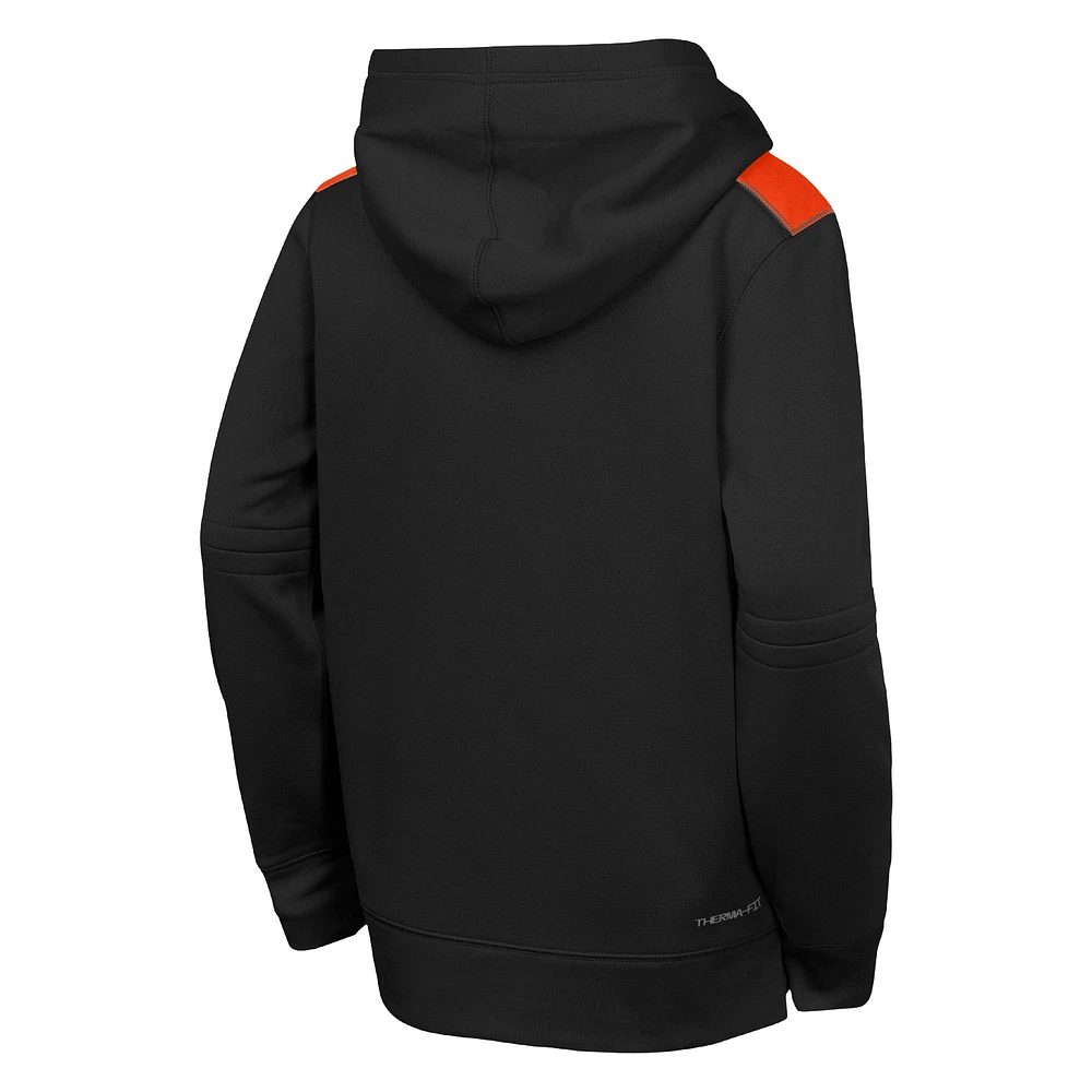 Youth Nike  Black San Francisco Giants Authentic Collection Performance Pullover Hoodie