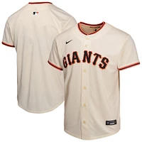 Maillot de match à domicile Nike crème pour jeunes des Giants San Francisco