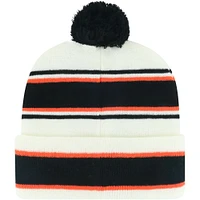 Bonnet en tricot à revers Stripling San Francisco Giants '47 blanc/noir avec pompon pour jeune