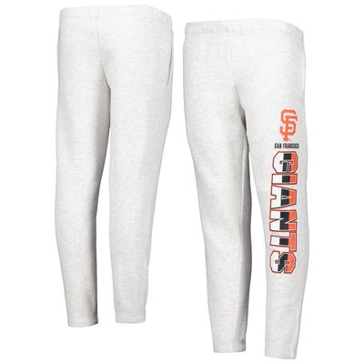 Youth Ash San Francisco Giants Game Time Fleece Pants