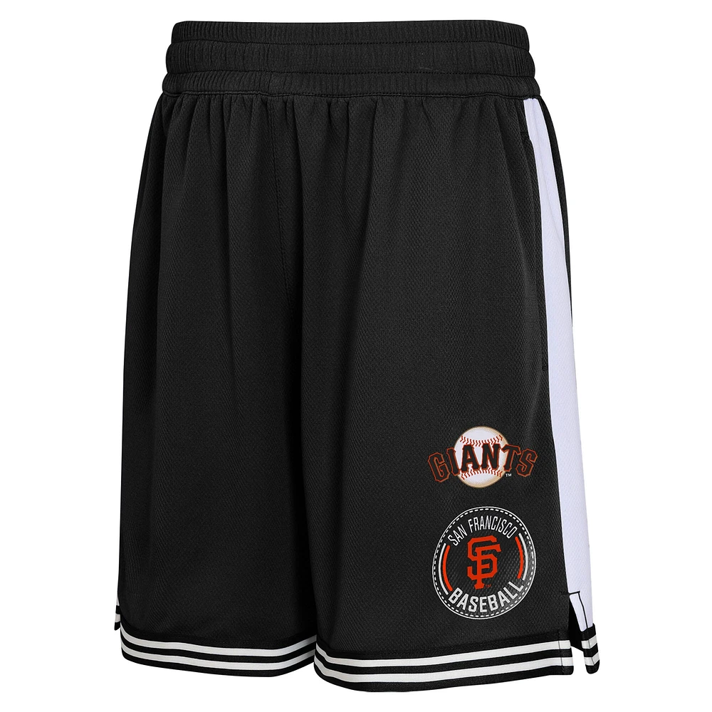 Youth  Black San Francisco Giants Infielder Shorts