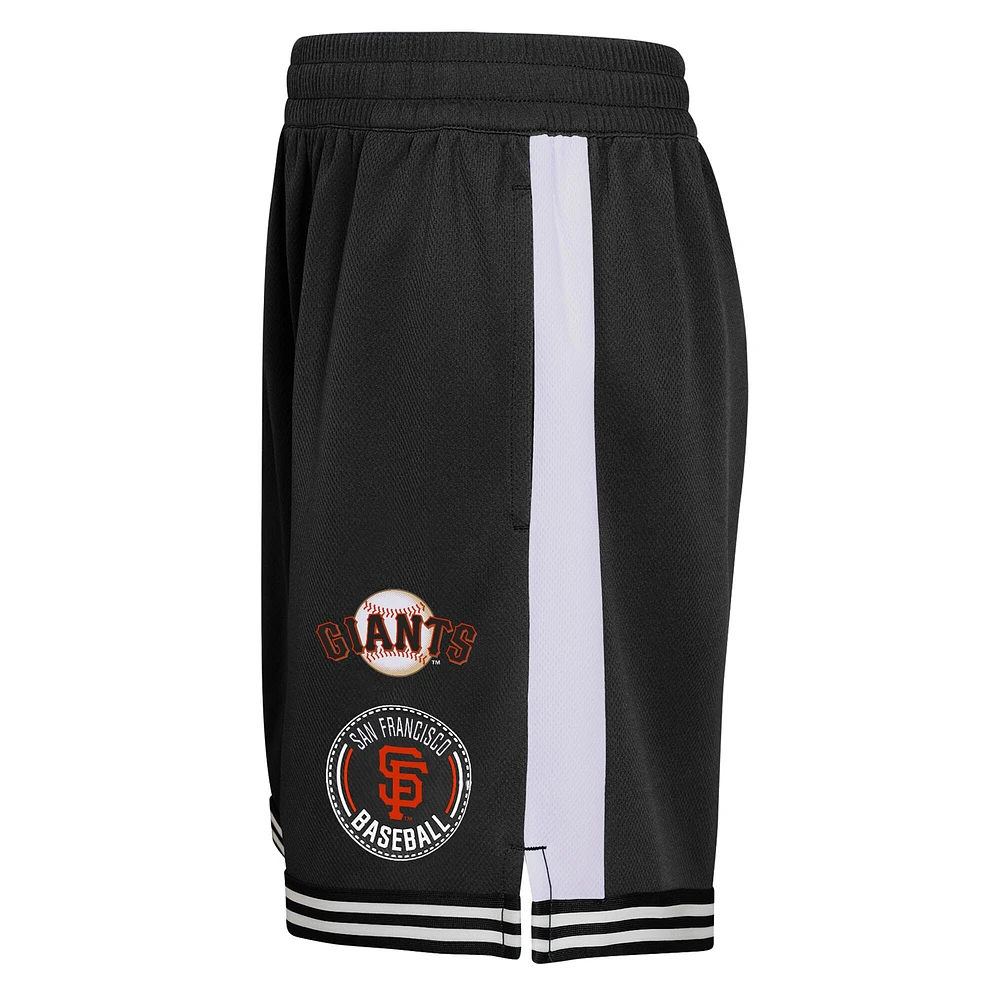Youth  Black San Francisco Giants Infielder Shorts