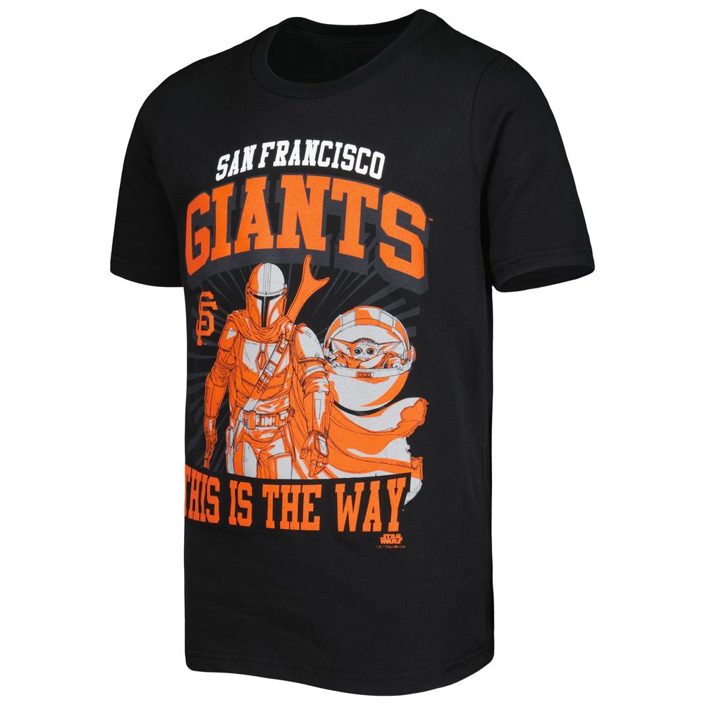 Youth Black San Francisco Giants Star Wars This is the Way T-Shirt