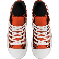 Youth FOCO Orange San Francisco Giants Repeat Wordmark High Top Canvas Allover Sneakers