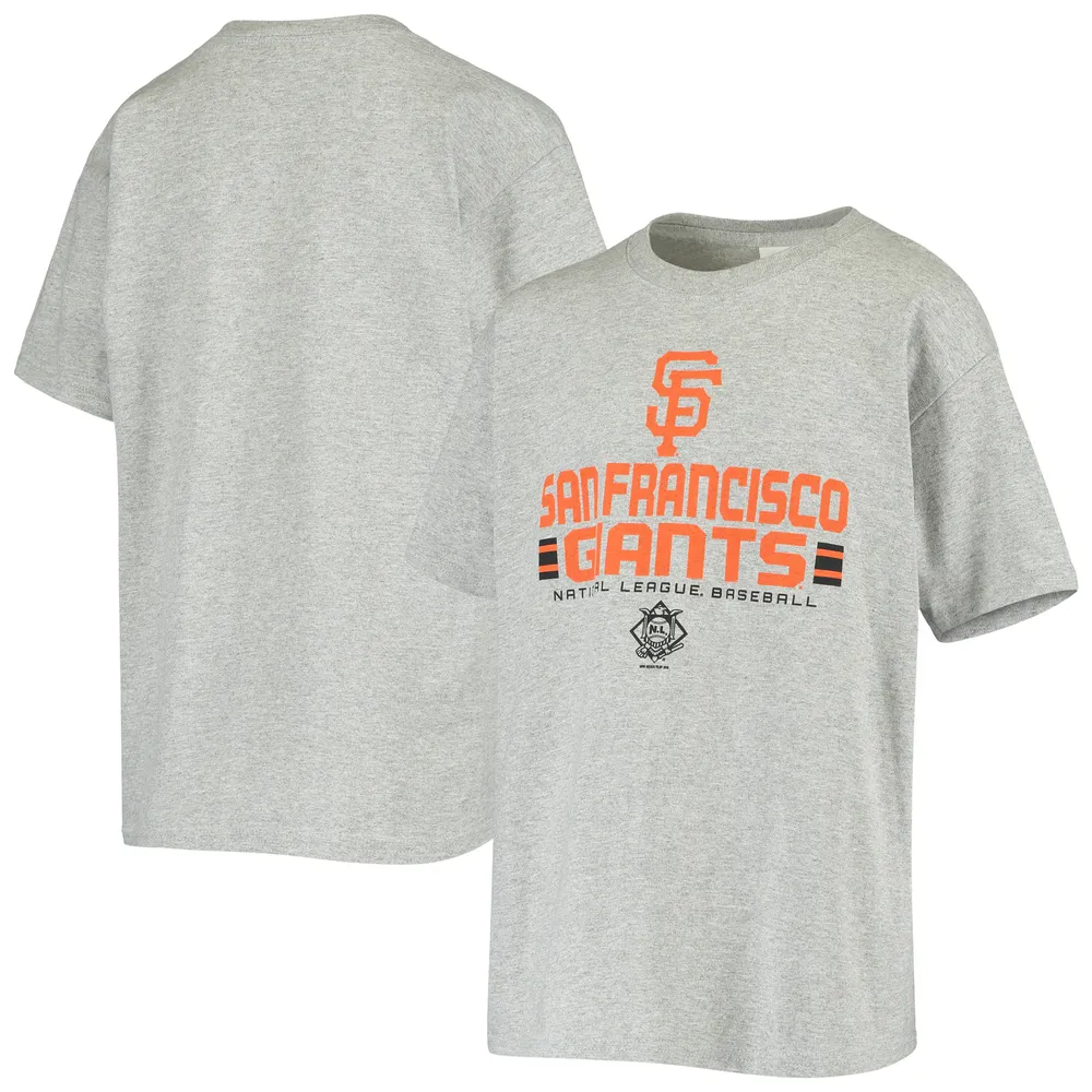 Bimm Rider Sportswear Youth Gray San Francisco Giants Skith T