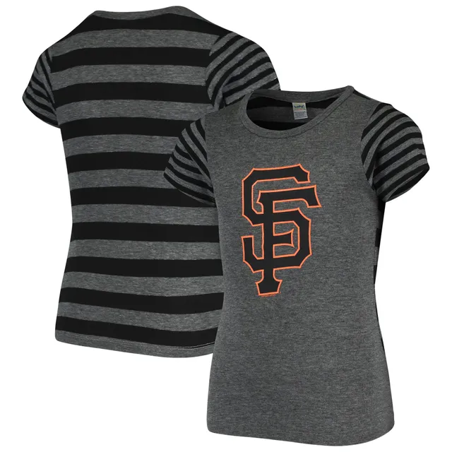 San Francisco Giants Youth Jude V-Neck Raglan T-Shirt - White