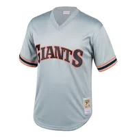 Mitchell & Ness Youth Mitchell & Ness Will Clark Gray San Francisco Giants  Cooperstown Collection Mesh Batting Practice Jersey