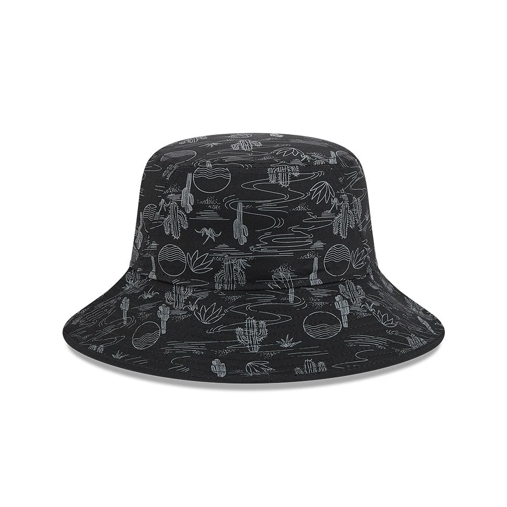 Youth New Era  Black San Francisco Giants 2025 Spring Training All Over Print Bucket Hat