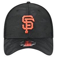 Youth New Era Black San Francisco Giants Camo 39THIRTY Flex-Fit Hat