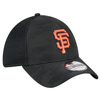 Youth New Era Black San Francisco Giants Camo 39THIRTY Flex-Fit Hat