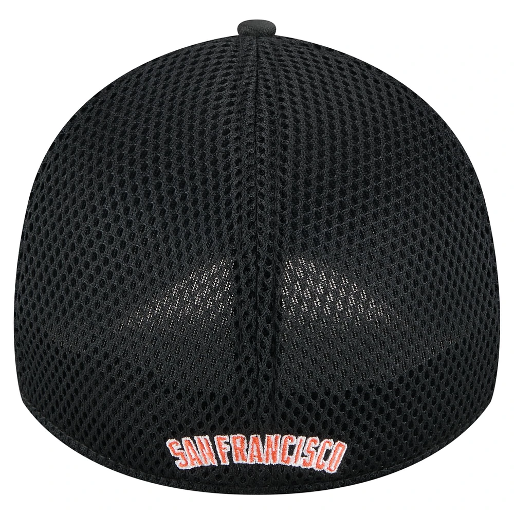 Youth New Era Black San Francisco Giants Camo 39THIRTY Flex-Fit Hat