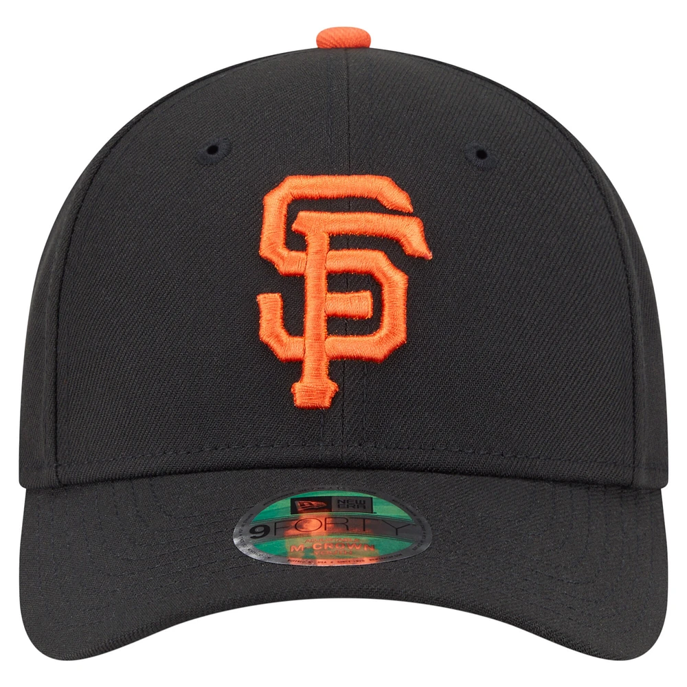 Youth New Era  Black San Francisco Giants  Player Replica 9FORTY Adjustable Hat