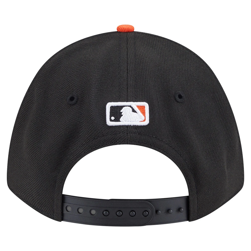 Youth New Era  Black San Francisco Giants  Player Replica 9FORTY Adjustable Hat