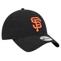 Youth New Era Black San Francisco Giants Team Color 9TWENTY Adjustable Hat