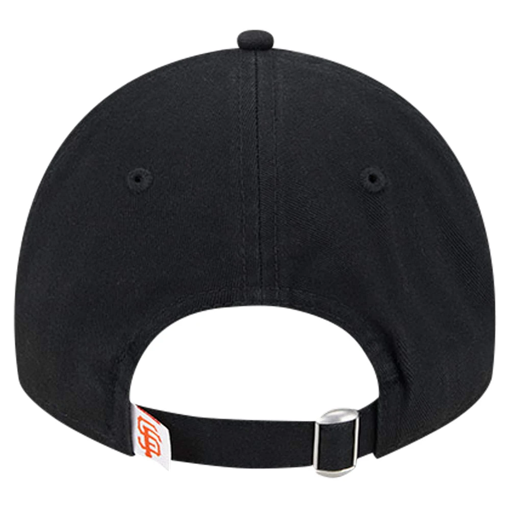 Casquette ajustable 9TWENTY noire pour jeunes des Giants de San Francisco New Era