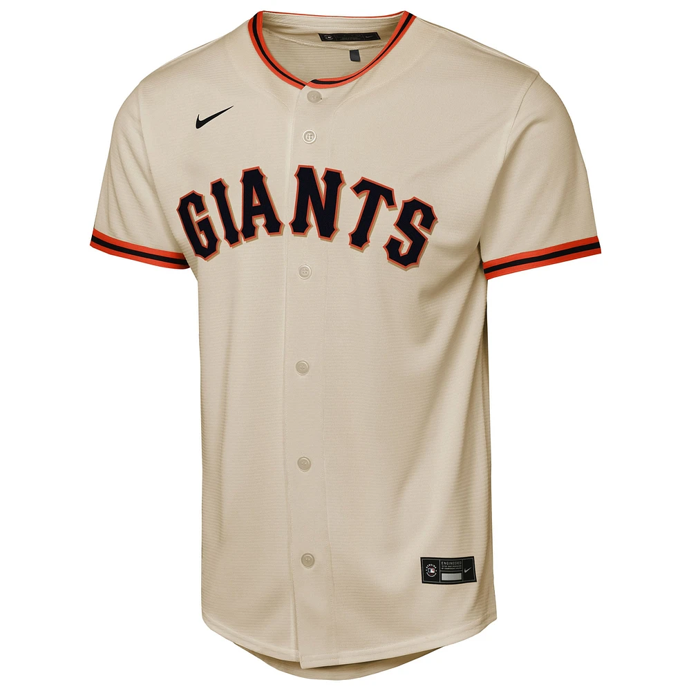 Youth Nike  Cream San Francisco Giants Home Replica 2.0 Jersey
