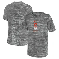 T-shirt Nike gris San Francisco Giants City Connect Practice Graphic Performance pour jeune