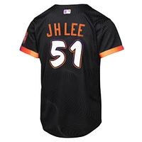 Maillot Nike Jung Hoo Lee Anthracite pour jeune joueur des Giants de San Francisco 2025 City Connect Limited