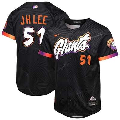 Maillot Nike Jung Hoo Lee Anthracite pour jeune joueur des Giants de San Francisco 2025 City Connect Limited