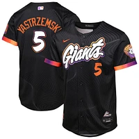 Maillot Nike Mike Yastrzemski Anthracite pour jeune joueur des Giants de San Francisco 2025 City Connect Limited