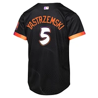 Maillot Nike Mike Yastrzemski Anthracite pour jeune joueur des Giants de San Francisco 2025 City Connect Limited
