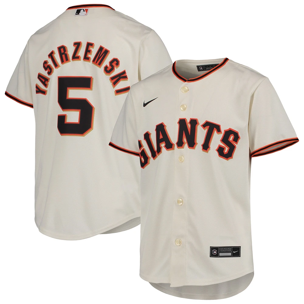 Youth Nike Mike Yastrzemski Cream San Francisco Giants Alternate Replica Player Jersey