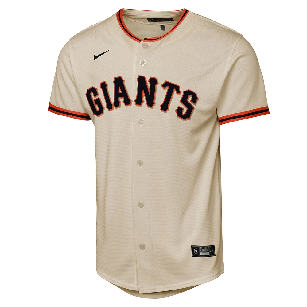 Youth Nike Mike Yastrzemski Cream San Francisco Giants Home Replica Player Jersey