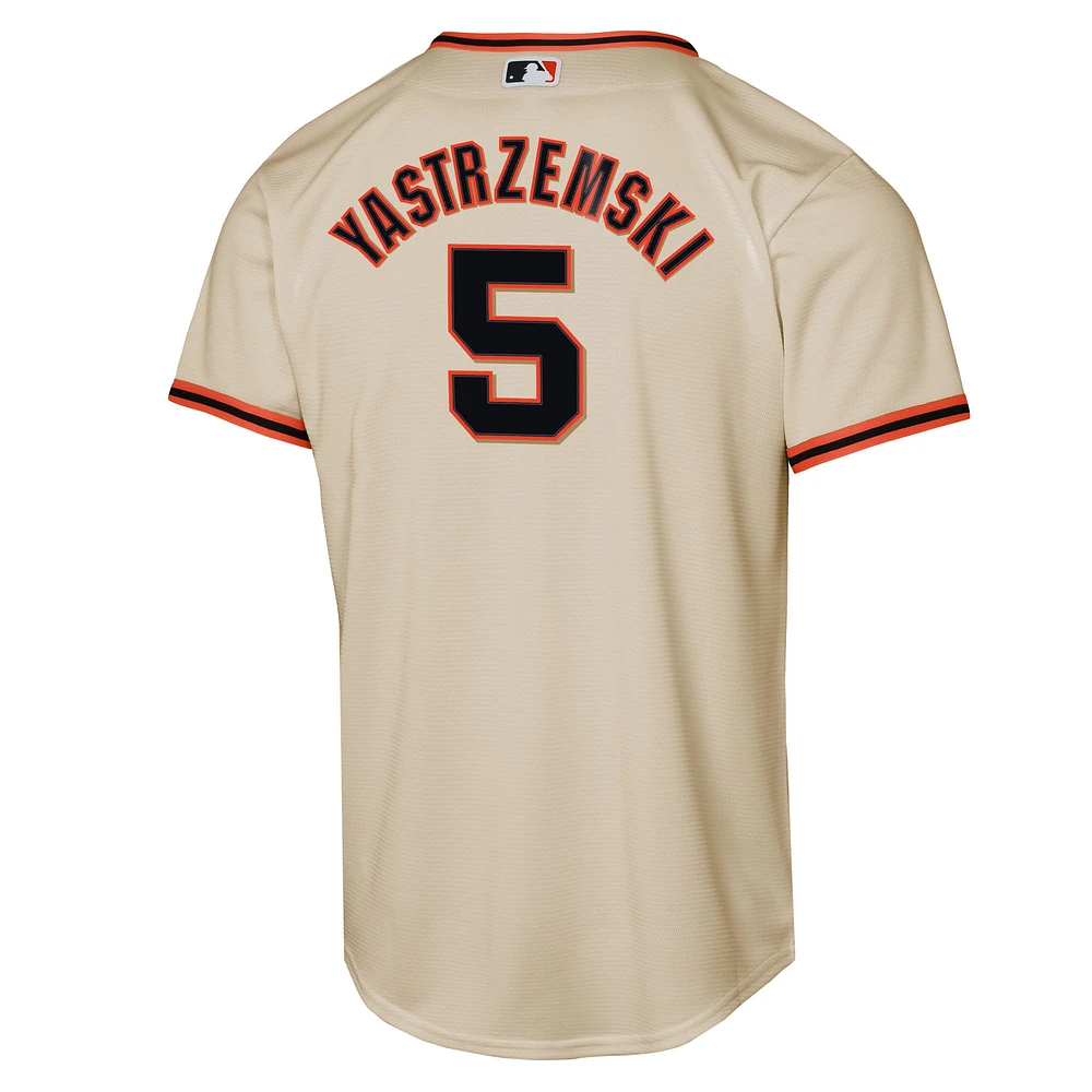 Youth Nike Mike Yastrzemski Cream San Francisco Giants Home Replica Player Jersey