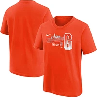 T-shirt Nike San Francisco Giants 2023 City Connect Team orange pour jeune