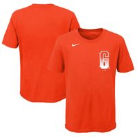 Youth Nike Orange San Francisco Giants City Connect Wordmark T-Shirt