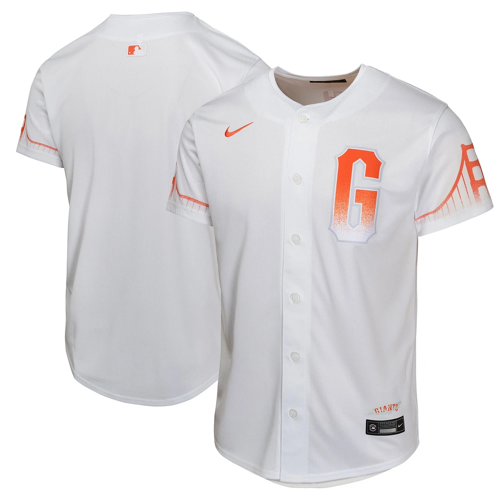 Maillot Nike blanc San Francisco Giants City Connect Limited pour jeunes