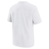 T-shirt Nike blanc pour jeunes des Giants de San Francisco City Connect avec le mot-symbole