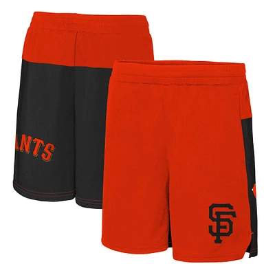 Short extensible orange San Francisco Giants 7e manche pour jeune