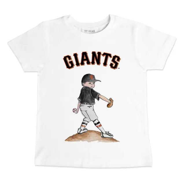 Lids San Francisco Giants Tiny Turnip Women's Sugar Skull 3/4-Sleeve Raglan  T-Shirt - White/Black