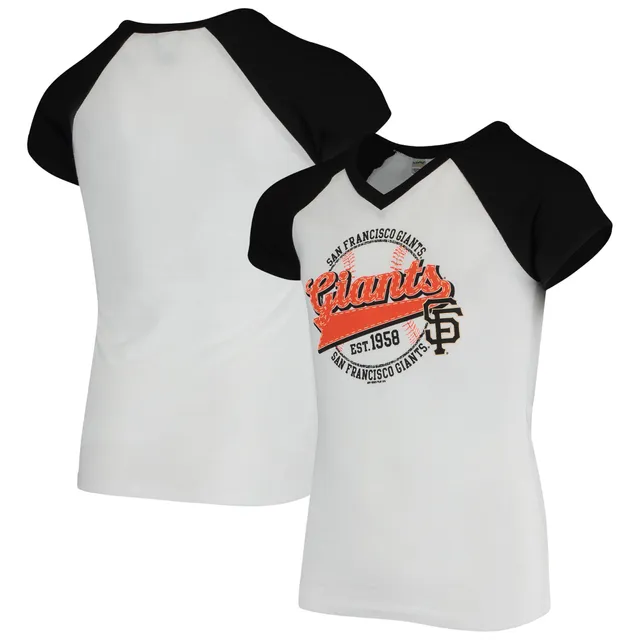 Youth San Francisco Giants Black Stealing Home T-Shirt