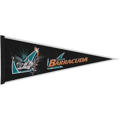 San Jose Barracuda WinCraft 12" x 30" Premium Pennant